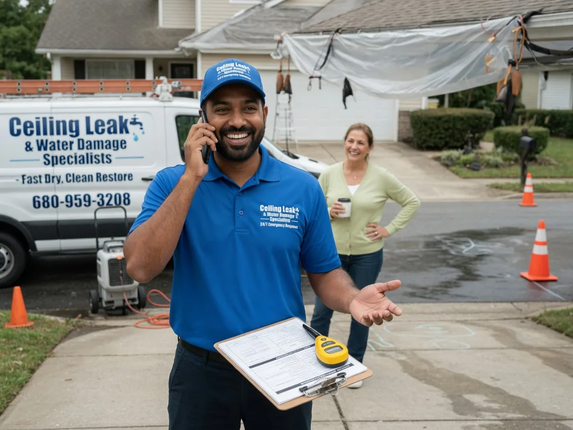 Ceiling Leak Cleanup Westmoreland, KS FAQs